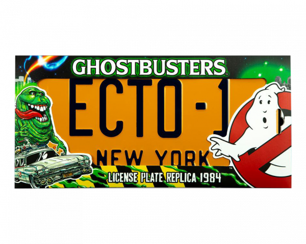 Ghostbusters Replica "ECTO-1 License Plate"