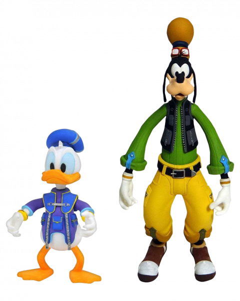 Kingdom Hearts Figuren Set "Goofy & Donald"