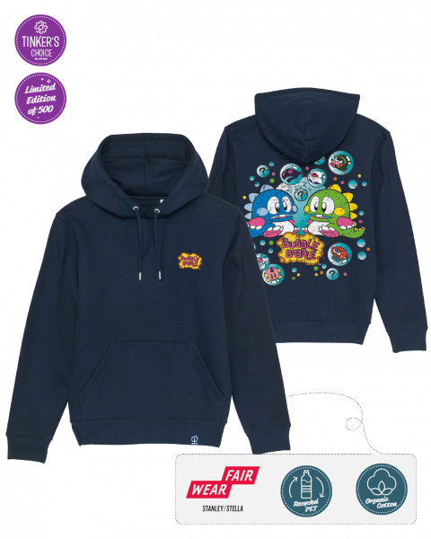 Limited Edition Bubble Bobble Hoodie "Bub and Bob" - Tinker's Choice