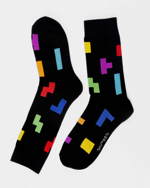 Tetris Regular Socken "Tetriminos Pattern"