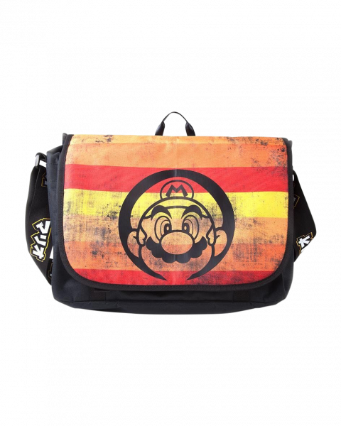 Super Mario Messenger Bag "Retro Striped"