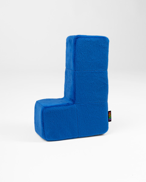 Tetris ''Stackable Plush Collectible Block L dark blue''