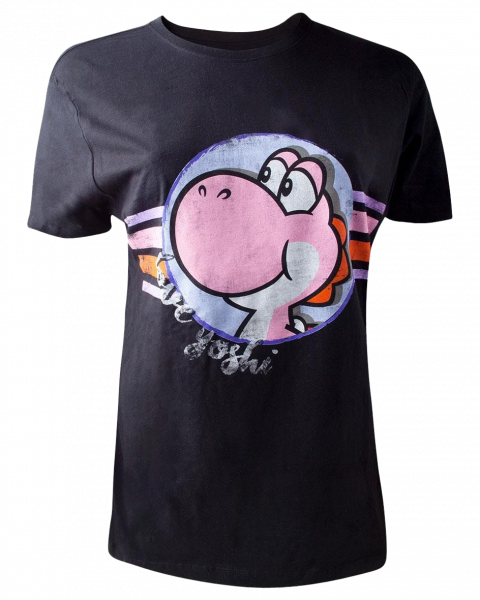 Super Mario Girlie T-Shirt "Pink Yoshi"