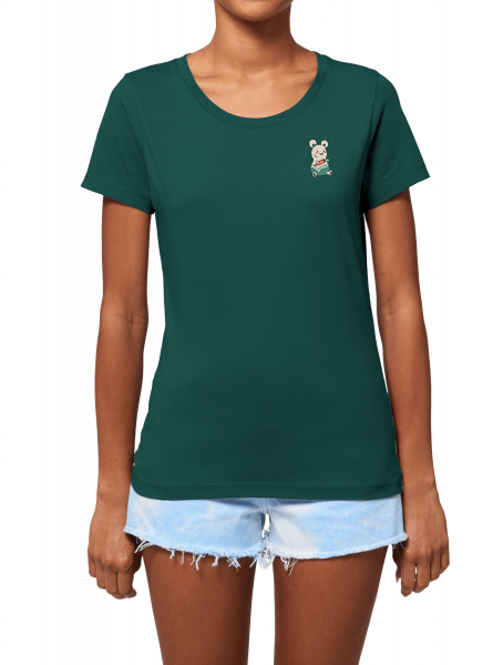 Biomutant Girlie T-Shirt "Vending Machine" Green