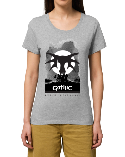 Gothic Girlie T-Shirt "Welcome to the Colony"